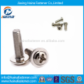 Stock DIN967 304/316 Stainless Steel Cross Recessed Pan Head Screws with Collar